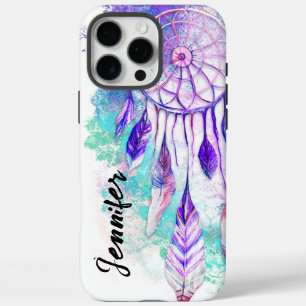 Coque iPhone 16 Pro Max Boho Indian Dreamcatcher