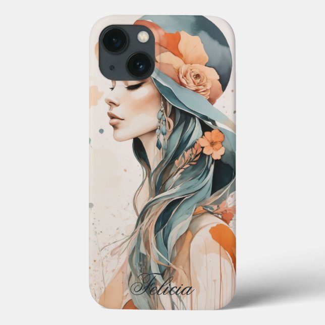 Coques Case-Mate iPhone Boho Lady (Verso)