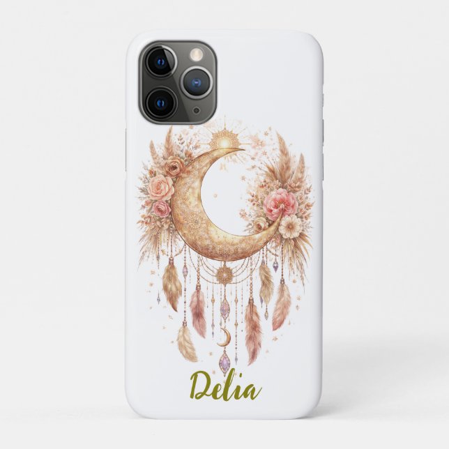 Coques Case-Mate iPhone Boho Lune Ambiance Mystique (Dos)