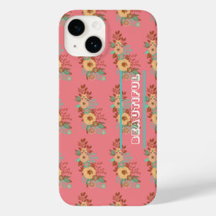 Coque Case-Mate iPhone Boho moderne rose floral