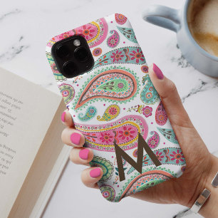 Case-Mate iPhone Case Boho Paisley Multicolor girly motif monogramme