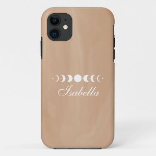 Case-Mate iPhone Case Boho Terracotta Moon Phases Nom Personnalisé