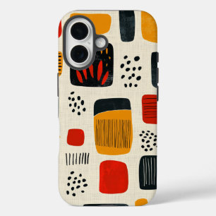 Coque Pour iPhone 16 Boho Vibes - Cas téléphonique Abstrait pour Motif