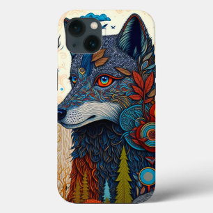 Case-Mate iPhone Case Boho Wolf Surreal Wildlife Art