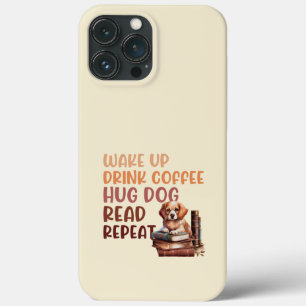 Case-Mate iPhone Case Boire café serré chien lire