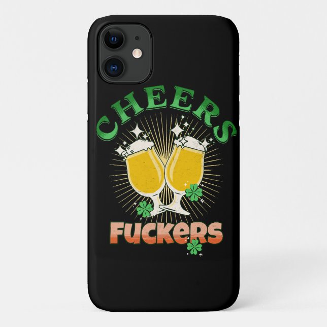 Coques Case-Mate iPhone Boire irlandais de la Saint-Patrick (Dos)