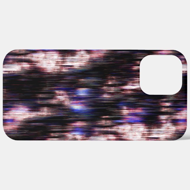 Coques Case-Mate iPhone Bois brossé avec taches de néon ? (Retour (horizontal))