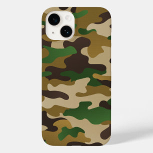 Coque Case-Mate iPhone Bois Camping urbain Sable Brown vert