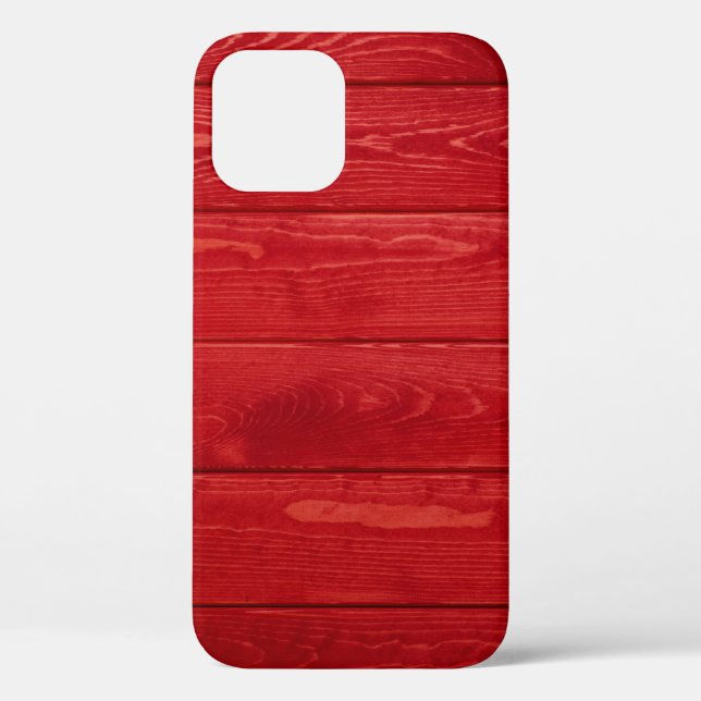 Coques Case-Mate iPhone Bois de fond rouge, arrière - plan, texture, rusti (Verso)