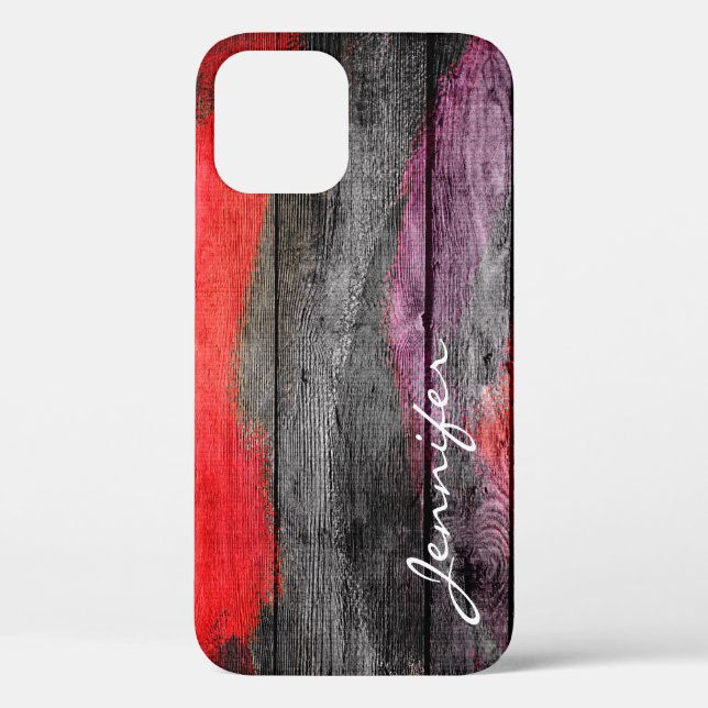 Coques Case-Mate iPhone Bois de teintes peintes #12 (Verso)