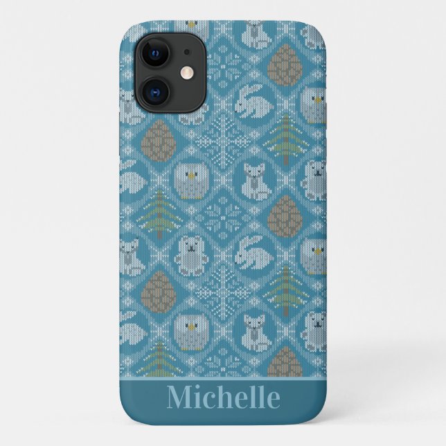 Coques Case-Mate iPhone Bois d'hiver mignon (Dos)
