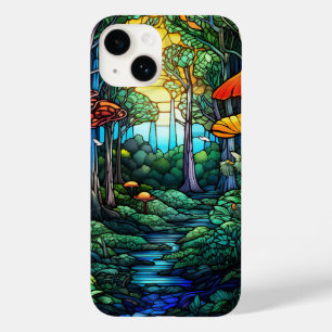Coque Case-Mate iPhone bois d'imaginaire en vitrail mignon