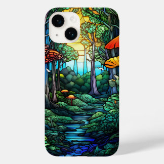 Coque Case-Mate iPhone bois d'imaginaire en vitrail mignon