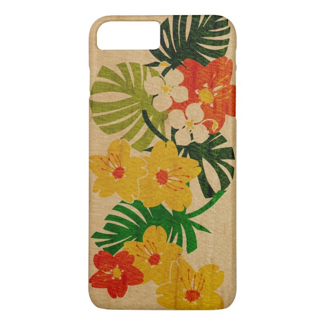 Coques Case-Mate iPhone Bois hawaïen de Faux de jardin de Limahuli (Dos)