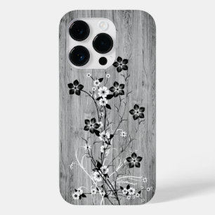 Coque Case-Mate iPhone Bois moderne élégant - fleurs - bois