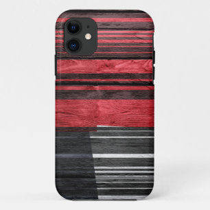 Coque iPhone 11 Bois Pastel Abstrait #2