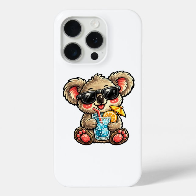 Coques Case-Mate iPhone Boisson Cool Koala (Verso)