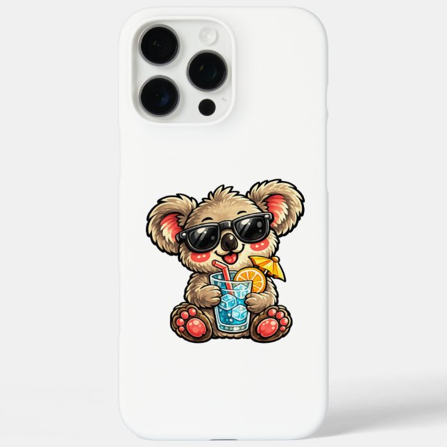 Coques Case-Mate iPhone Boisson Koala Cool (Verso)