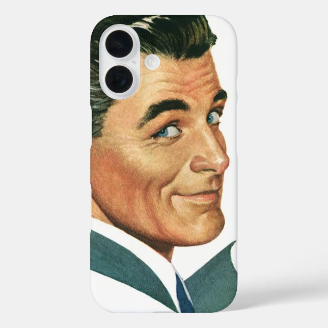 Coques Case-Mate iPhone Boissons Cocktails Anciens, Homme Buvant des Boiss (Verso)