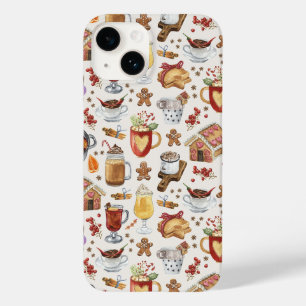 Coque Case-Mate iPhone Boissons d'hiver et desserts