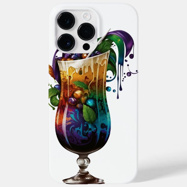 COQUES Case-Mate iPhone BOISSONS JOLIS MARDI GRAS A L'AQUARELLE (Verso)