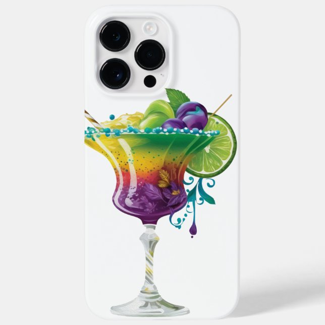 COQUES Case-Mate iPhone BOISSONS JOLIS MARDI GRAS A L'AQUARELLE (Verso)