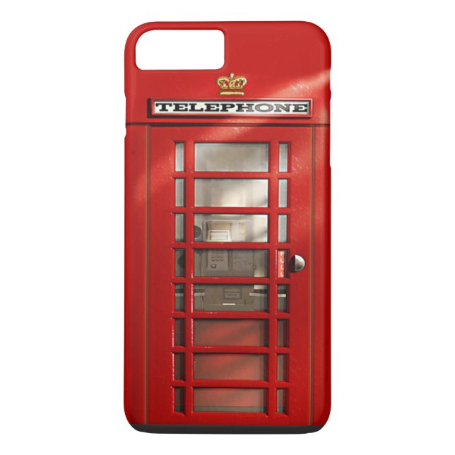 Coques Case-Mate iPhone Boîte de téléphone rouge classique britannique iPh (Dos)
