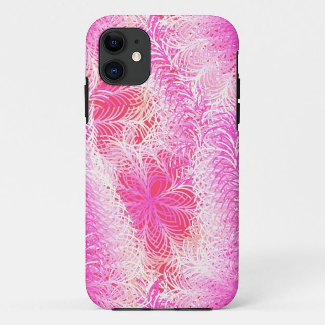 Coques Case-Mate iPhone Boite en plumes roses (Dos)