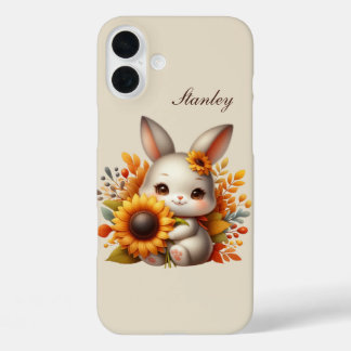 Coque Pour iPhone 16 Plus Boîte lapin saisonnier ajouter un nom 