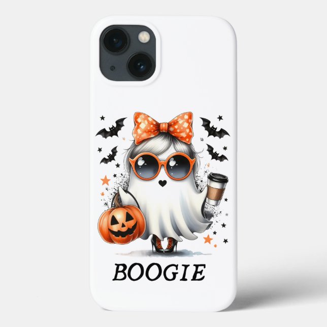Coques Case-Mate iPhone Boîte téléphonique Cute Boogie Ghost Halloween (Verso)