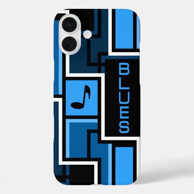 Coques Case-Mate iPhone Boîtes Blues Music (Verso)