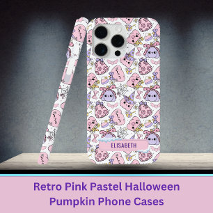 Coque Case-Mate iPhone Boîtes de téléphone Citrouille Retro Pink Pastel