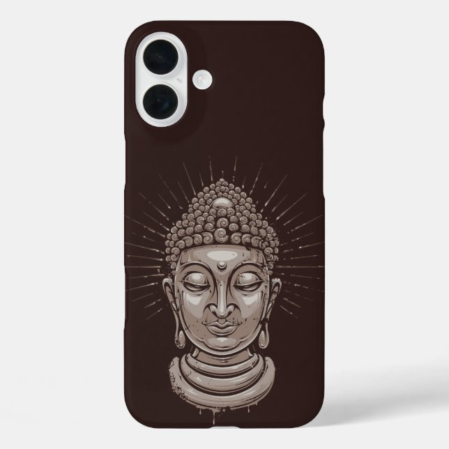 Coques Case-Mate iPhone Boîtes de téléphone de Bouddha Illustration (Verso)