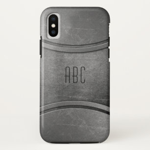 Coque Case-Mate iPhone Boîtes de téléphone monogramme Faux Metal personna