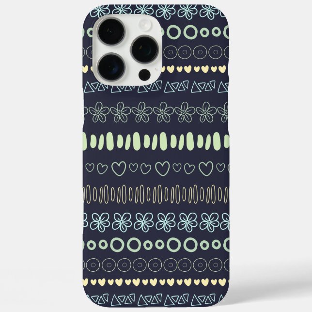 Coques Case-Mate iPhone Boîtes de téléphone Motif Doodles (Verso)