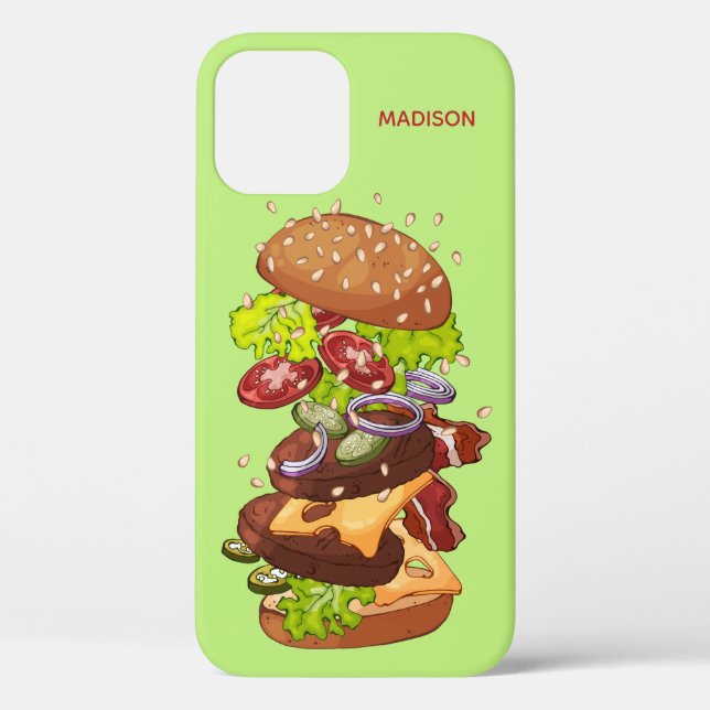 Coques Case-Mate iPhone Boîtes de téléphone personnalisées Big Burger (Verso)