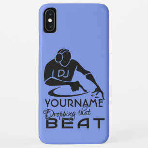 Case-Mate iPhone Case Boîtes DJ personnalisées de nom et de couleur