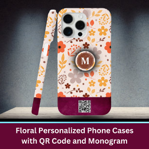 Coque Case-Mate iPhone Boîtes téléphoniques personnalisées florales avec