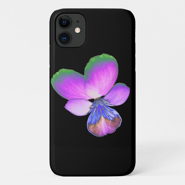 Coques Case-Mate iPhone Boîtier 3 Pretty Pansy (Dos)