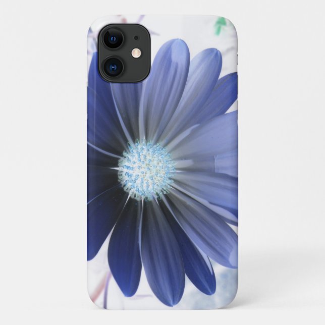 Coques Case-Mate iPhone Boîtier African Daisy Glow Blue iPhone 3 (Dos)