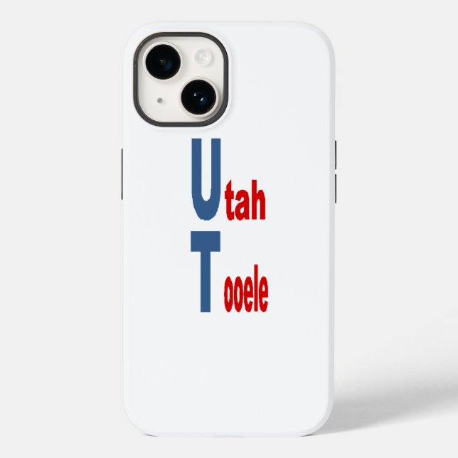 Coques Case-Mate iPhone Boîtier Apple iPhone 14  TOURISME UTAH (Verso)