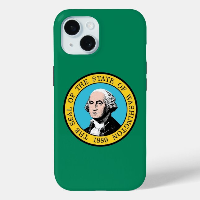 Coques Case-Mate iPhone Boîtier Apple iPhone 15 Case-Mate, drapeau de l'Ét (Verso)