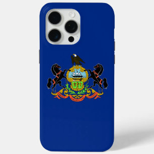 Coque Case-Mate iPhone Boîtier Apple iPhone 15 Pro Max, Drapeau de Pennsy