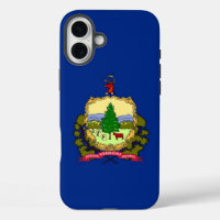 Boîtier Apple iPhone 16 Plus, drapeau du Vermont