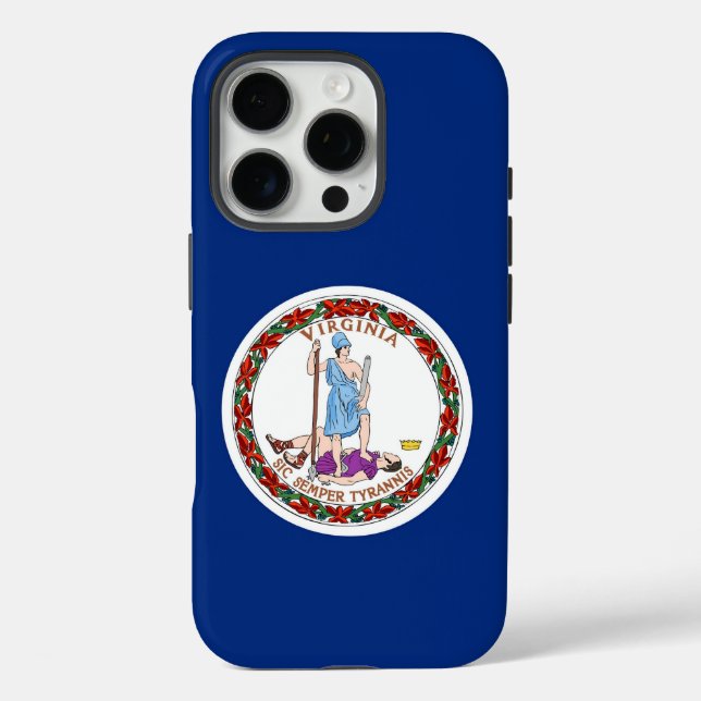 Coques Case-Mate iPhone Boîtier Apple iPhone 16 Pro, drapeau de l'État de  (Verso)