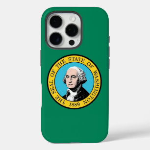 Coque iPhone 16 Pro Boîtier Apple iPhone 16 Pro, drapeau de l'État de