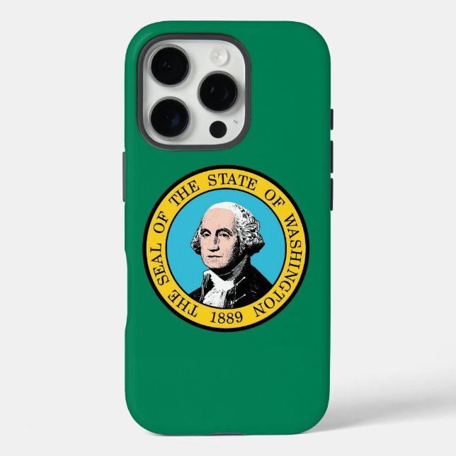 Coques Case-Mate iPhone Boîtier Apple iPhone 16 Pro, drapeau de l'État de  (Verso)