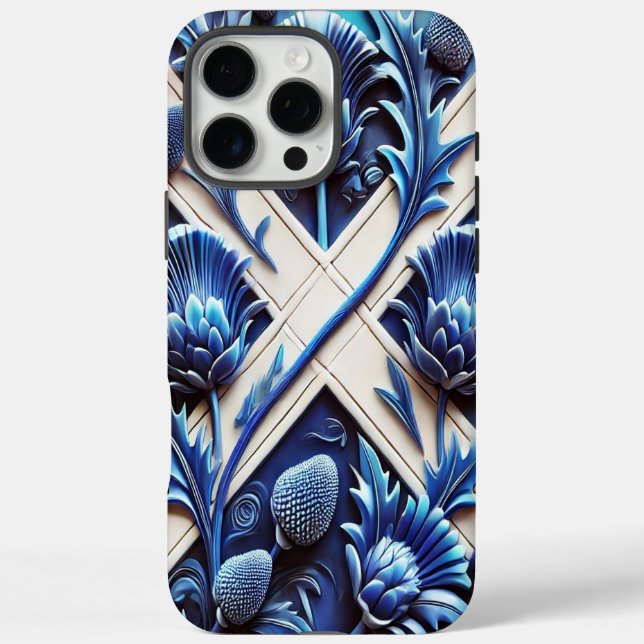 Coques Case-Mate iPhone Boîtier Apple iPhone 16 Pro Max, Chardons Écossais (Verso)