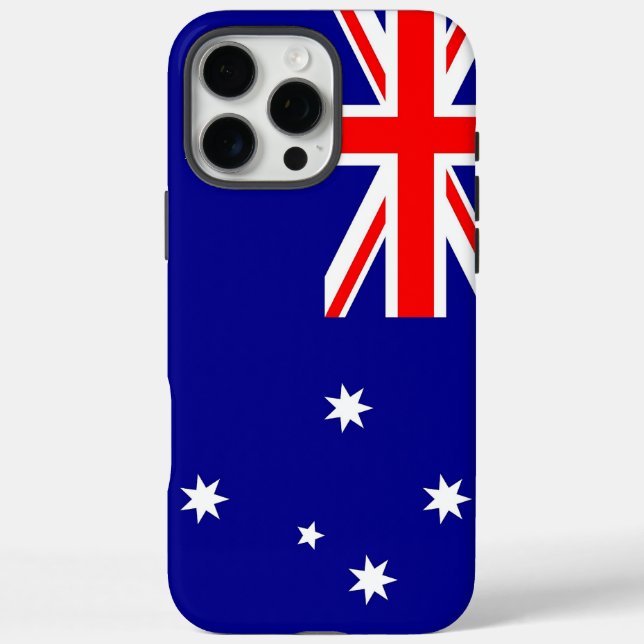 Coques Case-Mate iPhone Boîtier Apple iPhone 16 Pro Max, drapeau de l'Aust (Verso)