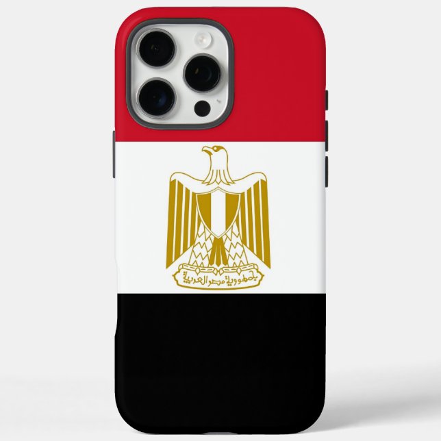 Coques Case-Mate iPhone Boîtier Apple iPhone 16 Pro Max, drapeau de l'Égyp (Verso)